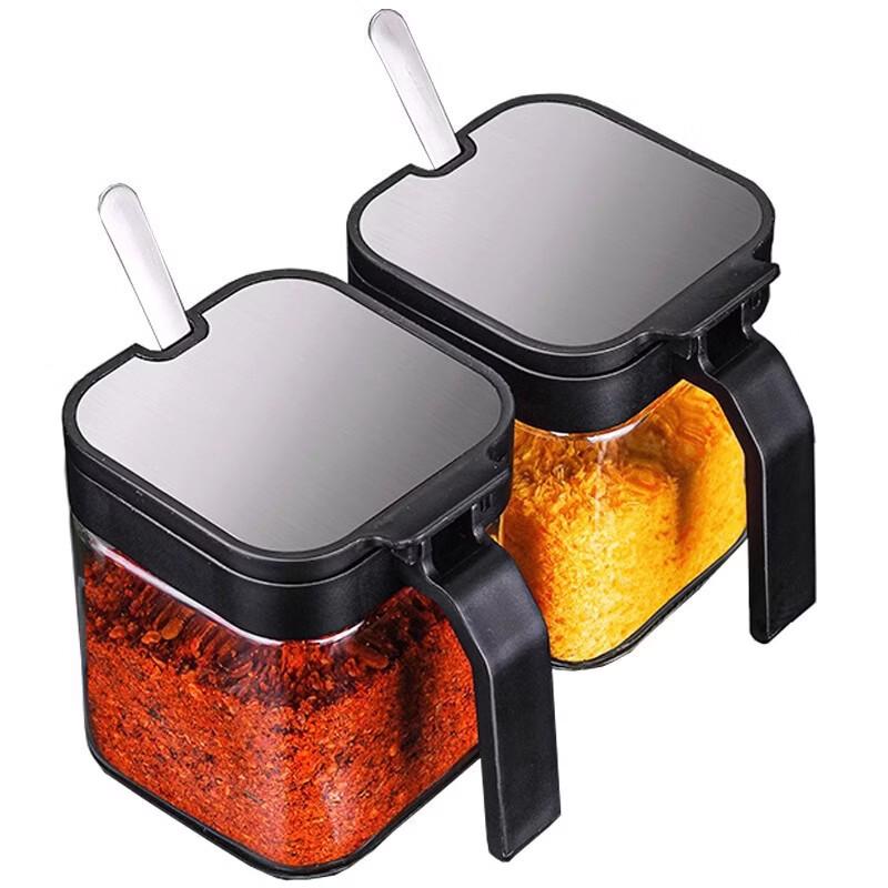 Wandmontiertes Küchengewürzglas-Set