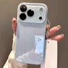Luxury Candy Color HD Tempered Glass Silicone Bumpear Phone Case for IPhone 17 Pro Max 16 15 14 13 Cases Camera Protection Cover