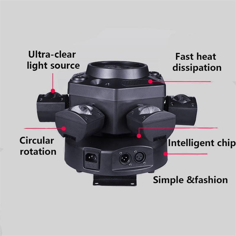 Indoor Party Ambient Lighting  KTV Bar Stage Lights  Rotating Head Flash