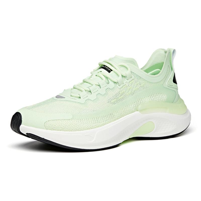 Anta Fast Low Top Running Shoes Men's Fluorescent Light Grass Green Sneakers