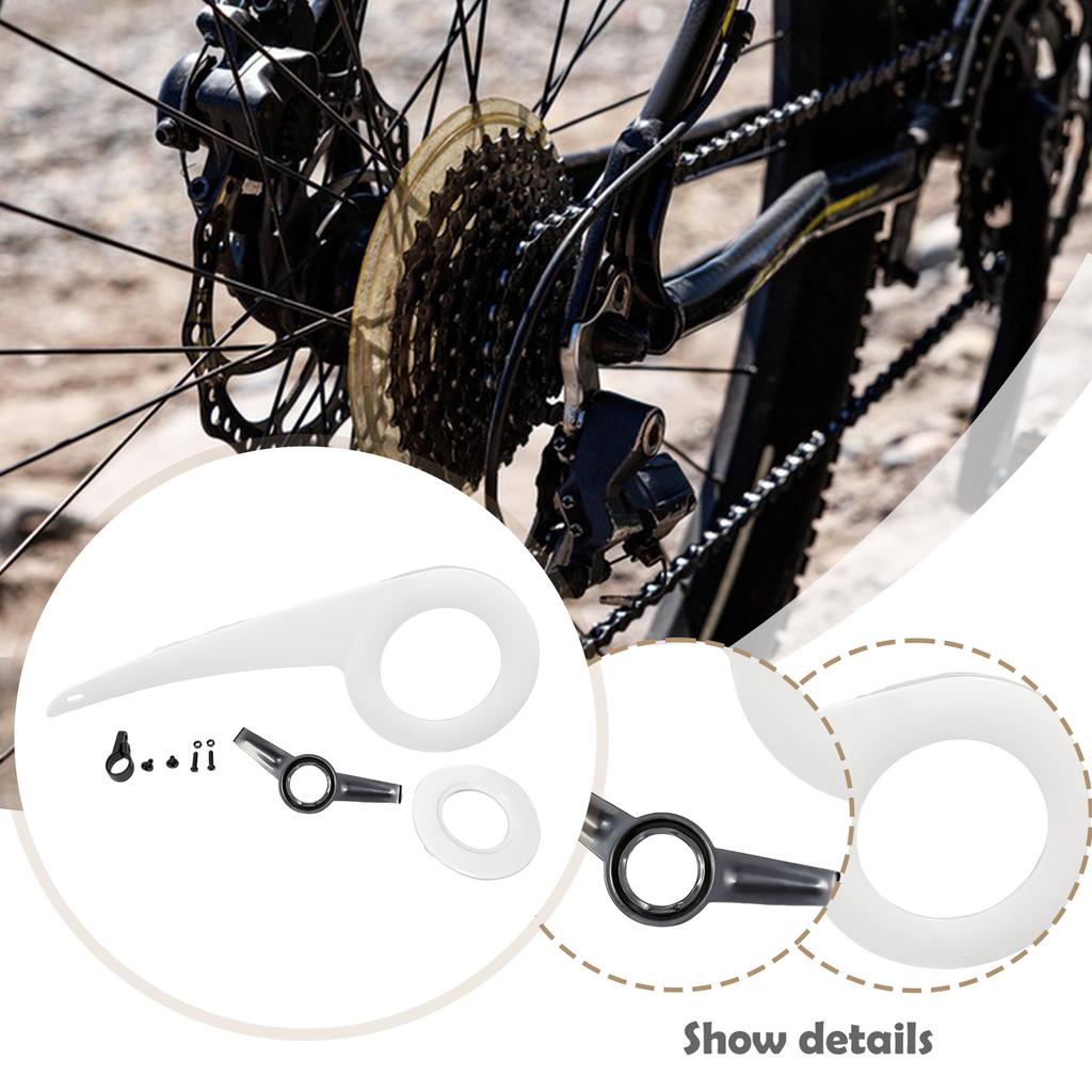 Bike Chain Guard Cover Sprockets Chainring Protection Bicycle Parts with Mount Hardware Wheel Crankset Protector for 32T-38T