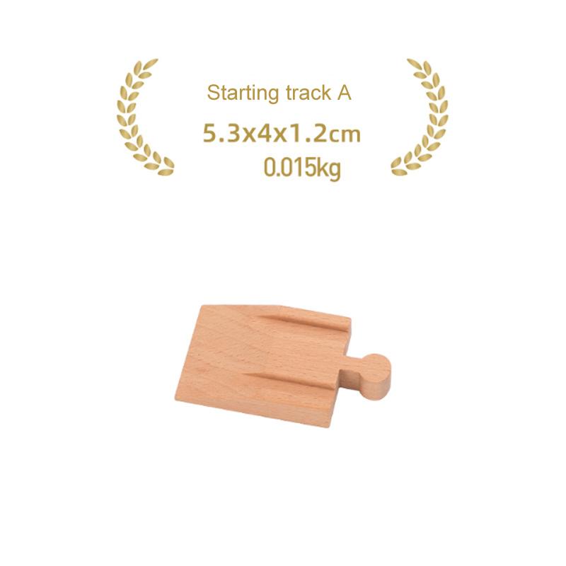 Children s Wooden Track Accessories Combination Universal Track Beech Wood Railway Train Track Toys Fit Biro All Brands Track
