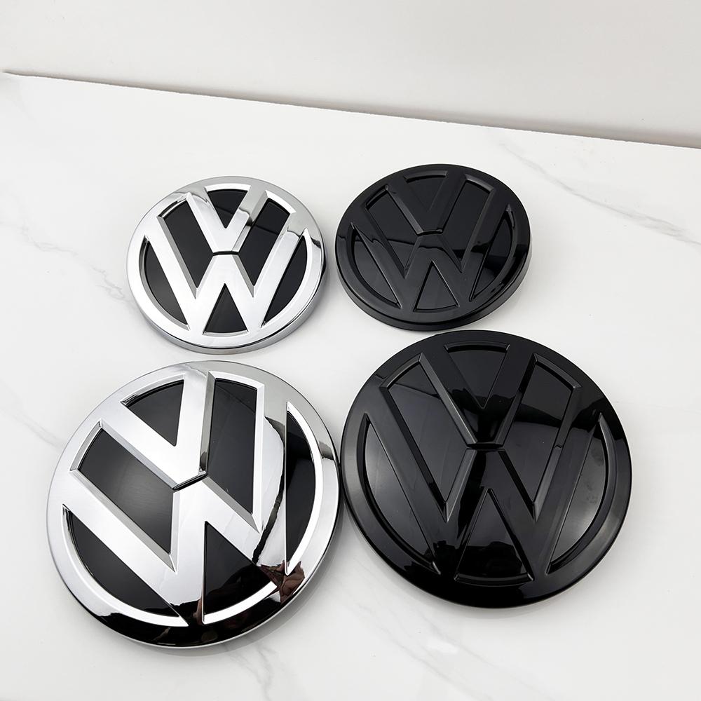 W125Car Front Bonnet Grill Rear Trunk Emblem Logo Cover Replacement Badge Accessories For Volkswagen Golf 7.5 MK7.5 2018 2019 2020