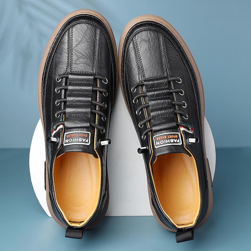 

2025 амортизация и износостойкая работа 6 цена отличная папа кожаные туфли 82 туфли кожаные туфли бизнес воловья кожа мужская обувь цена отличная 44 чёрный