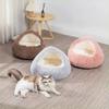 Plush Semi-Enclosed Winter Warm Cat & Dog Bed