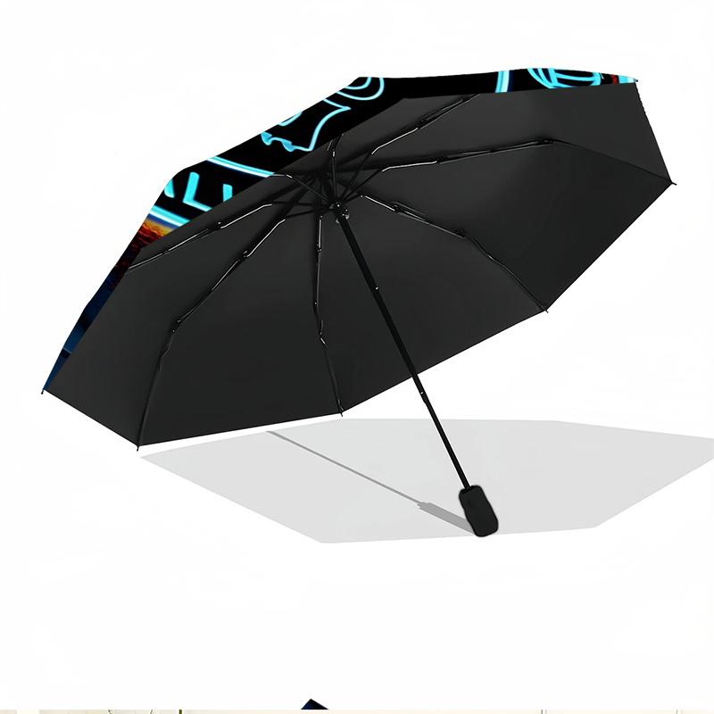 Parasol z nadrukiem Chelsea F.C. Automatyczne otwieranie i zamykanie, Przenośny składany parasol, na zewnątrz, do dojazdów, na wycieczkę kempingową, Idealny prezent urodzinowy