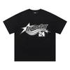 Bawełniany T-shirt z grafiką Premium Unisex Oversize Streetwear Casual z krótkim rękawem