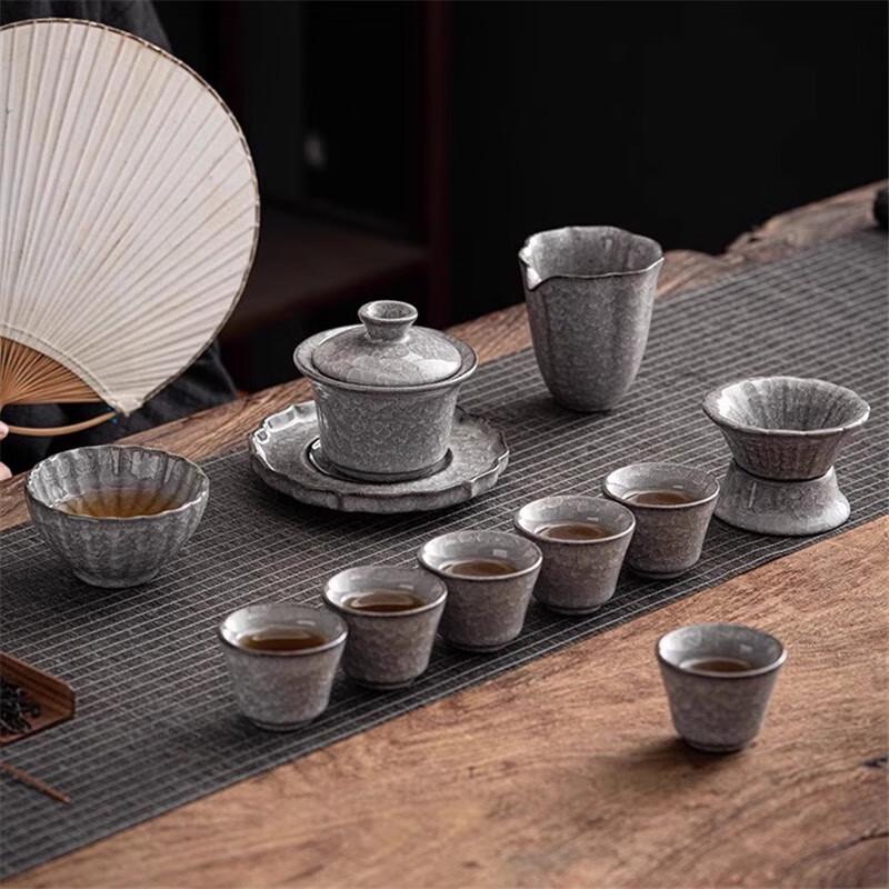 Tao Zhi Light Luxury Ceramic Kung Fu Tea Set