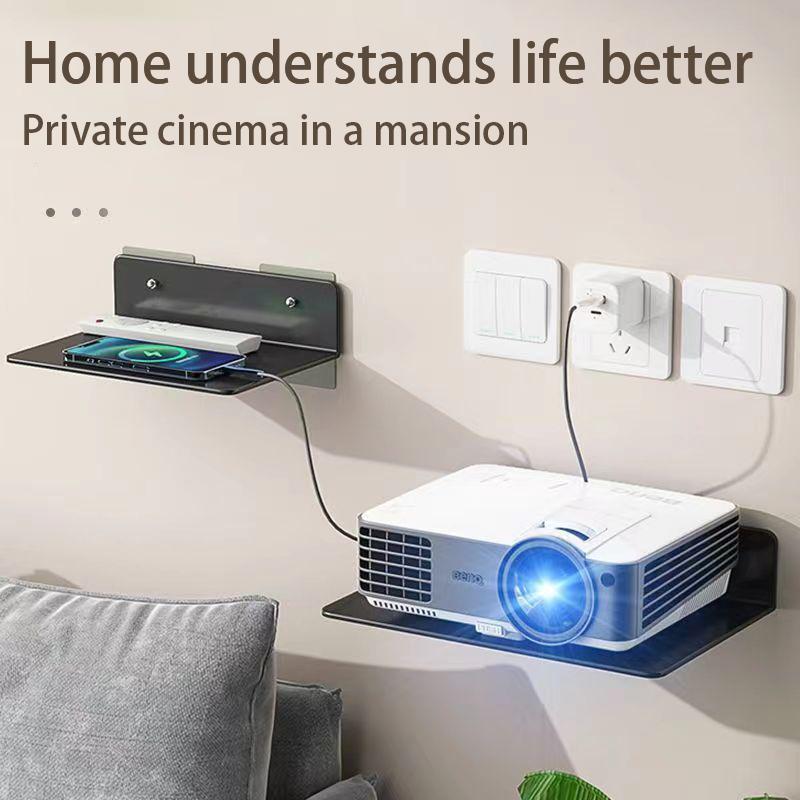 Router Rack Storage Box Projector Stand Holder Wall Modem Sundries Organization DVD Player TV Set-Top Box Holder Rack Shelf