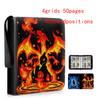 Anime-Themed % Pokmon Trading Card Album Pu-Sealed Loose-Leaf Collection Set Pikachu Card Storage Bag Yu-Gi-Oh Fan Album Toys