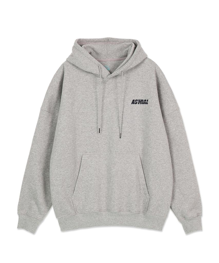 Astral Star Oversized Wide Shoulder Hoodie_Melange