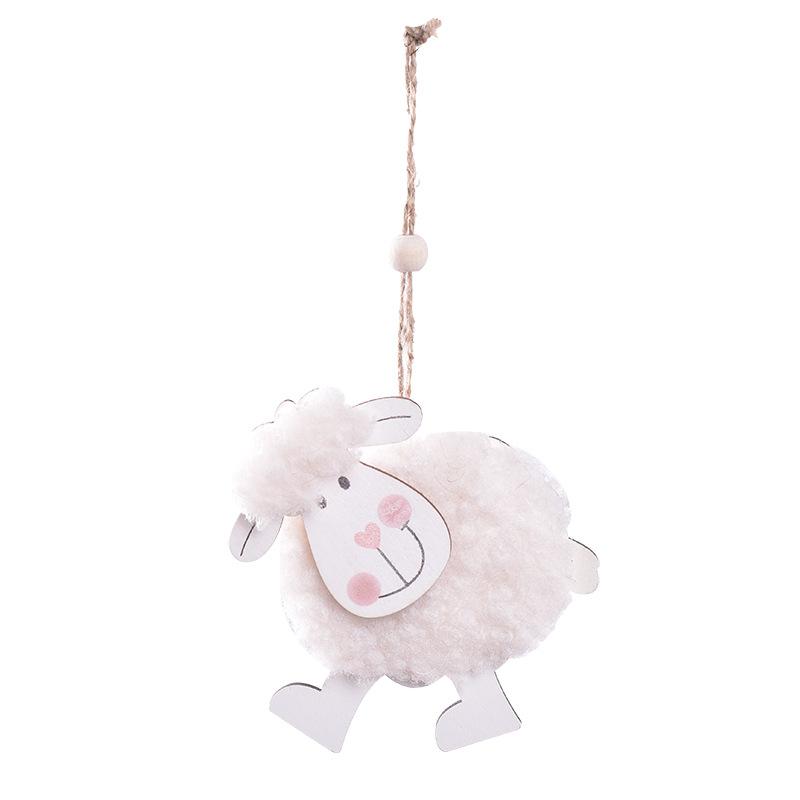 

Новые стили, Пасхальные подарки, Декоративные элементы, Формы ягнят, Деревянные подвески, Креативный войлок, Милые подвески в виде ягнят