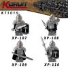 KT1015 Série Le Seigneur des Anneaux Armure Pack Individuel Minifigurine Sac OPP, Jouet Figurine d'Action Collectionnable pour Enfants