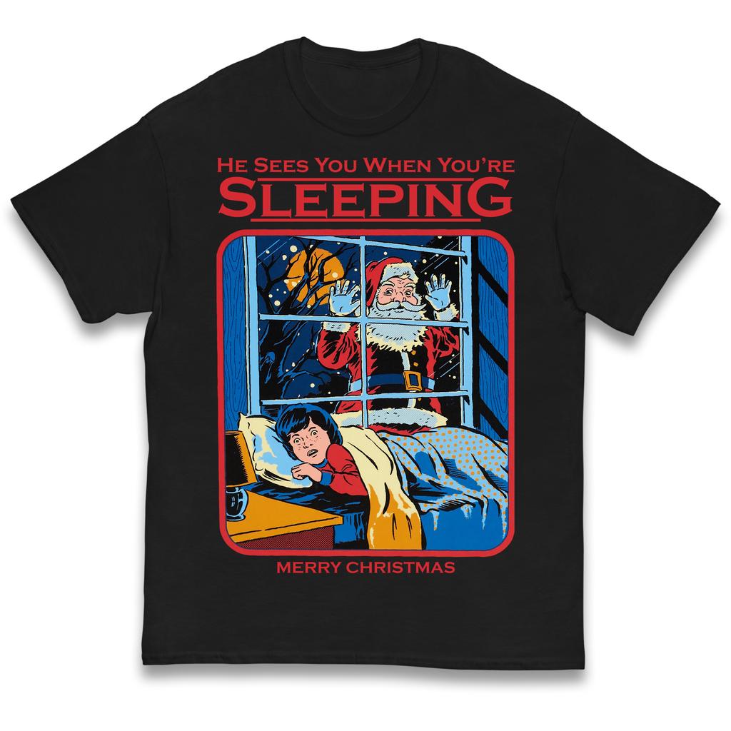Creepy Santa Christmas Kids T-Shirt