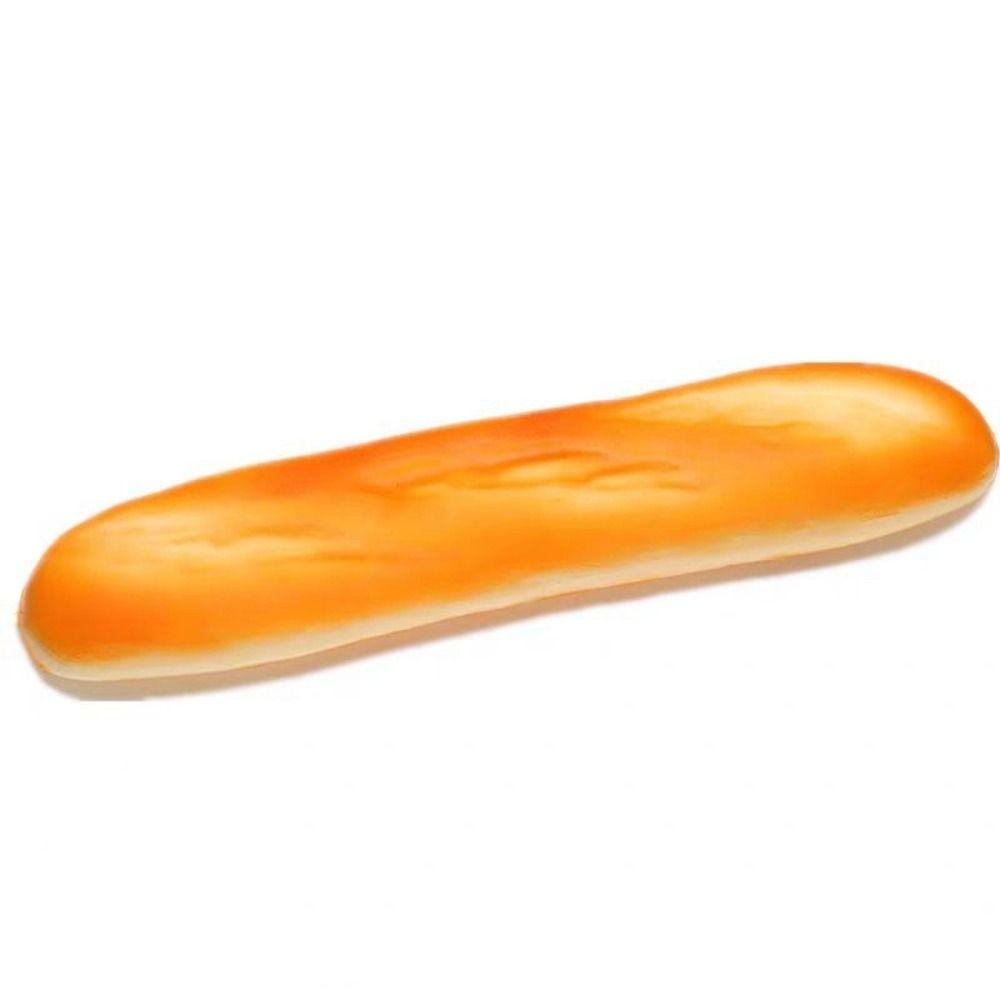Soft Lifelike Simulation Food Cake Shop Bakery Realistic Artificial Bread Model Fake Bread 27cm Long Cake Model Window Display