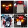2PCS Universal 12 LED Motorcycle Turn Signal Lights Front Rear Lights Indicator Motorbike Accessories Green Amber White Red