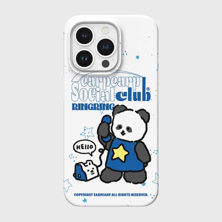 

Чехол для телефона iPhone 17 16 15 14 13 12 11 Pro Max X XS XR Plus Air Глянцевая пленка Жесткая крышка из ПК Роскошный Clmj Корейский Милый Медведь iPhone 17 Air