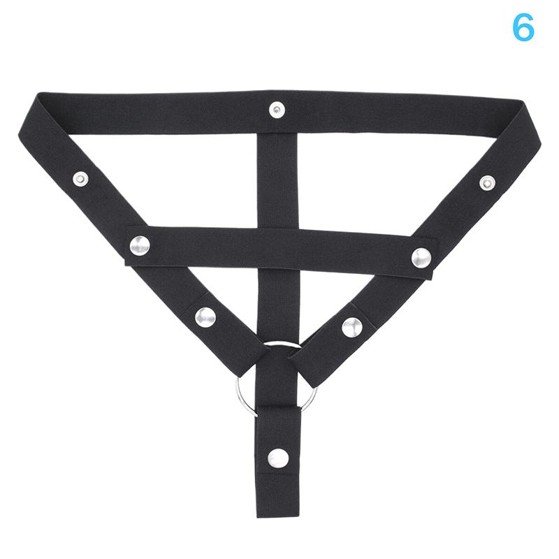 [E]1Set Anti-Off Male Chastity Cage Device Auxiliary Belt Adjustable Rope-Three Way Widen Elastic Band Sex Toy Underwear For Men