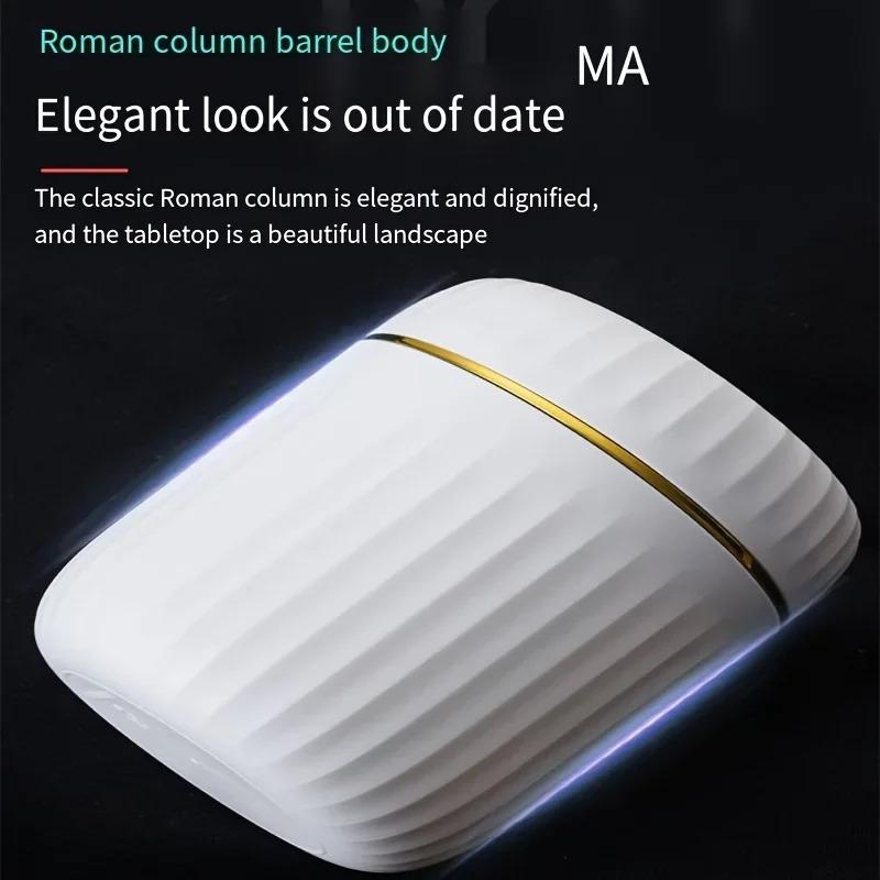 Office & Study Desktop Trash Can, Mini Plastic Press-Type with Lid, Odor-Resistant Home Storage Bin for Living Room & Coffee Tab