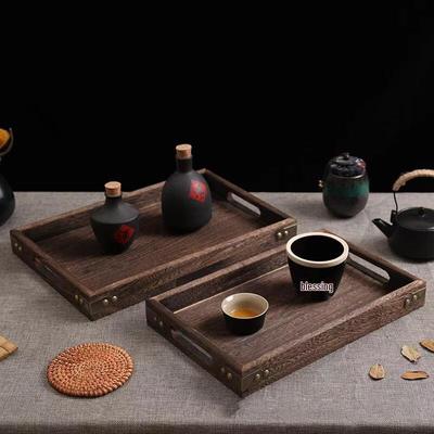 Pabei Rectangular Solid Wood Serving Tray