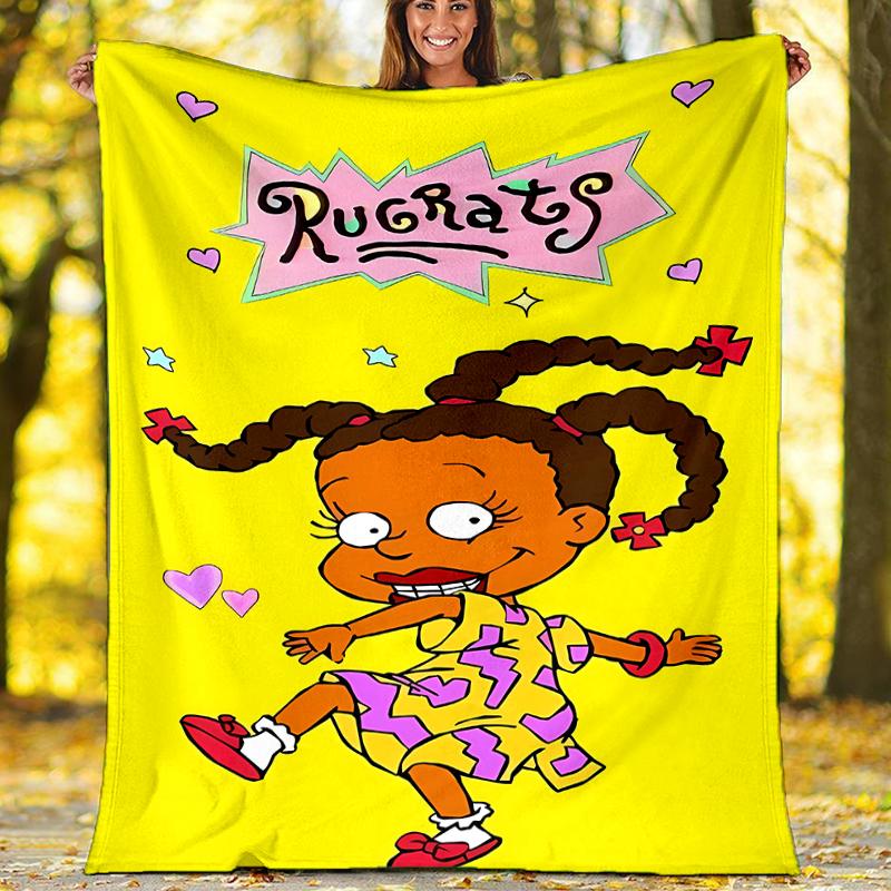 Rugrats Printed Throw Blanket—soft,warm;versatile Blanket for All Seasons—perfect As &air-conditioning Throw,nap Blanket