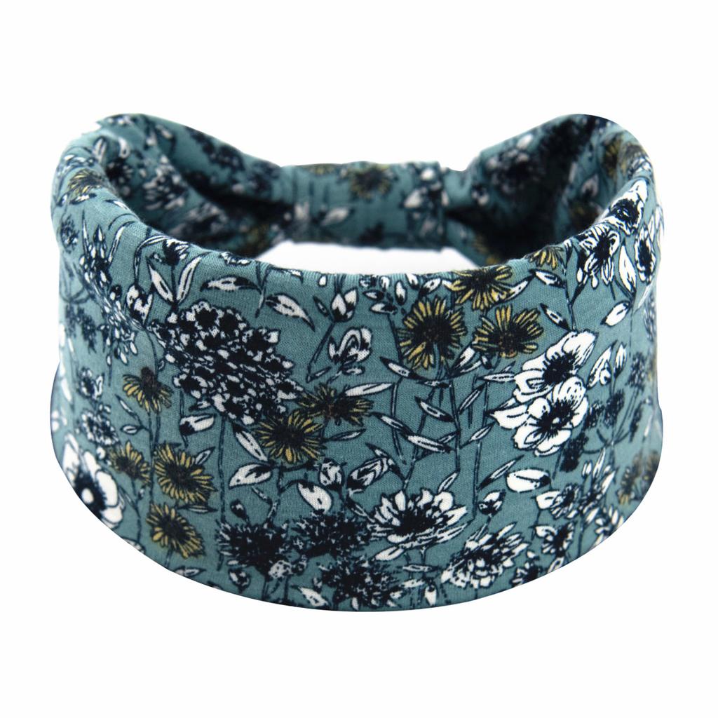 Bohemian Cashew Yoga Übung Stirnband Anti Schweiß und Feuchtigkeit Absorbieren Elastische Baumwolle Stirnband Knoten Stirnband