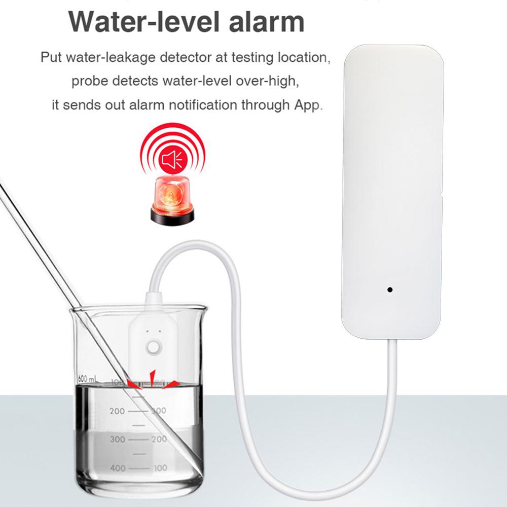 Tuya Home Alarm Water Leakage Alarm Independent WIFI/ Water Leak Sensor Detector Flood Alert Overflow Security System