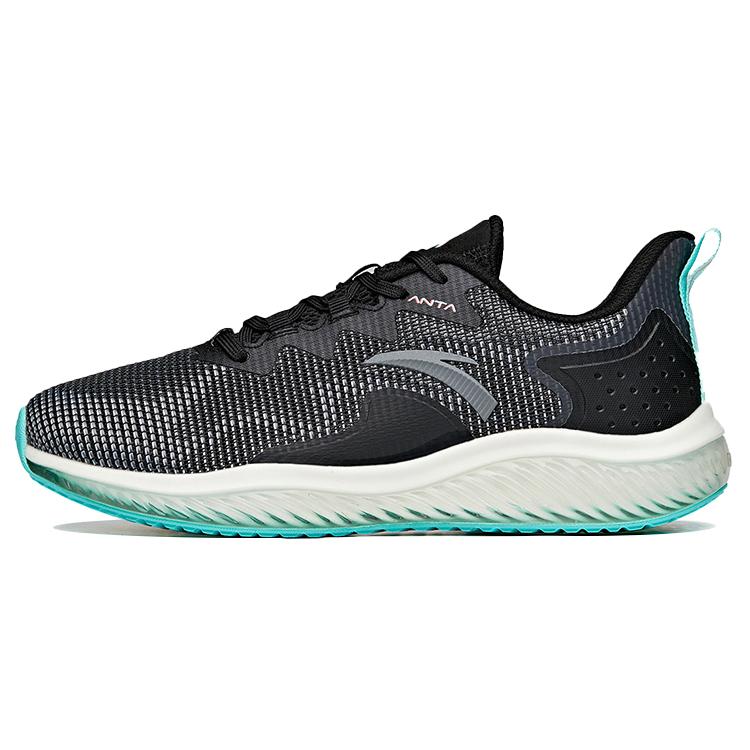 

New Anta Cushioned Slip Resistant Abrasion Resistant Breathable Low Top Running Shoes Men s Black Dark Gray 112025599-1 39