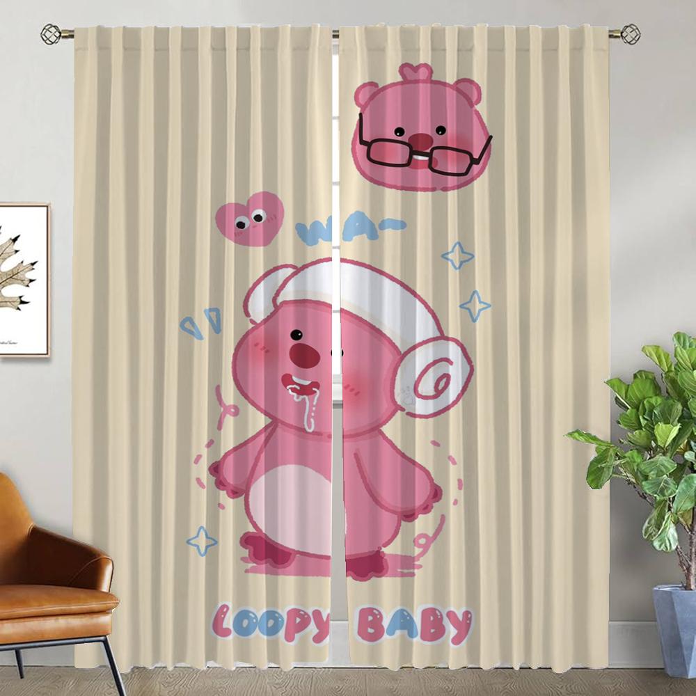 

Шторы от комаров для гостиной Pororos Home Interior Шторы 2 шт. Затемняющие шторы Тюль для спальни кухни W50xH70cmx2pcs-CL