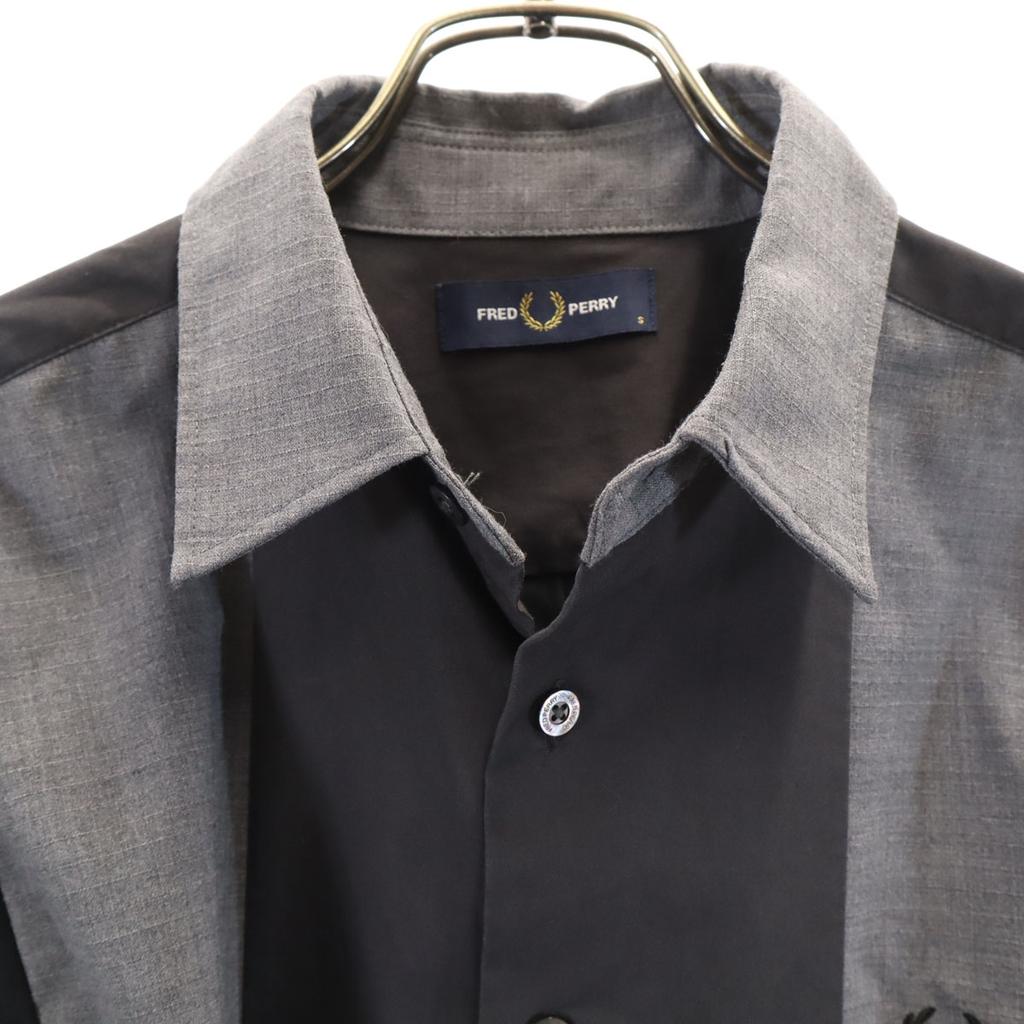 Fred Perry By Color Long Sleeve Shirt S Black Men's Used