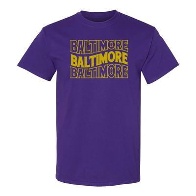 Baltimore Wave - Maglietta Sportiva da Calcio a Maniche Corte - Viola