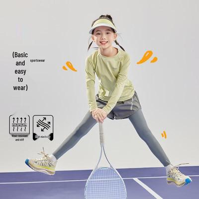 Moonkids Girls' Quick-Dry Long Sleeve Sports Set