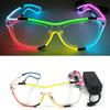 Festival Glowing Glasses With Lights Birthday Luminous LED Party Glasses Bar Club Props Fluorescent Neon Glasses Supplies