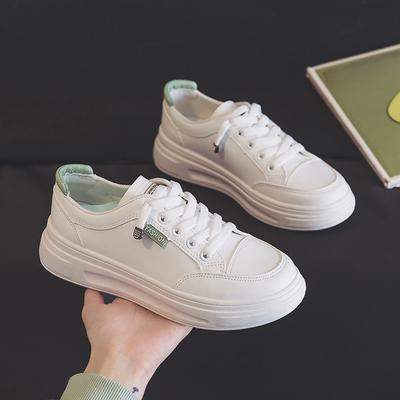 Spring New Ins White Shoes Women's Fashionable Platform Platform Shoes for Students Casual Sneakers