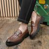 Fashion Factory Fashion Loafers Men Platform Comfortable High-end Leather Shoes Gentlemen Business and Social Shoes Men Sizes 38-45