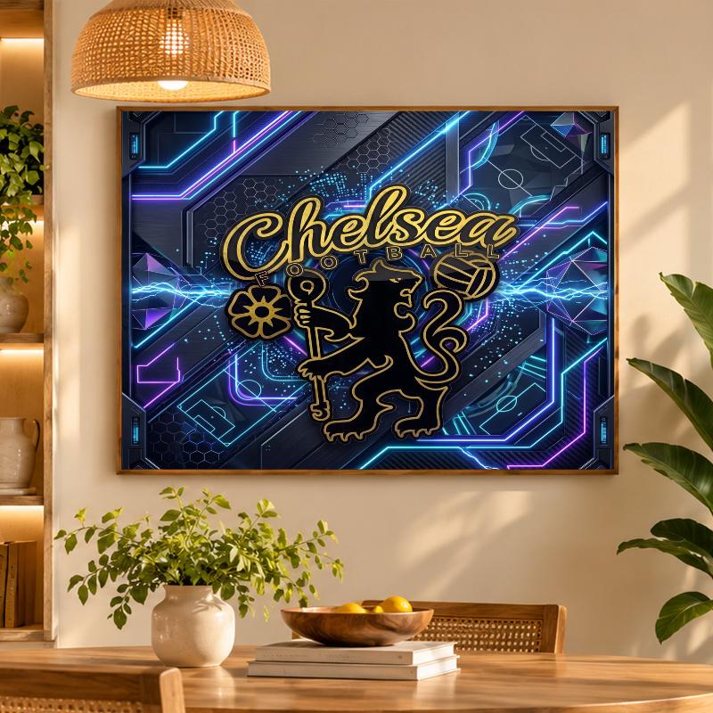 5D Diamond Painting Chelsea FC DIY Full Drill Diamond Art Kit Home Decoration