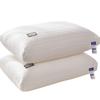 Wenji Cotton Linen Knit Pillow With Down-Alternative Fiber Fill Washable Neck Support Adults