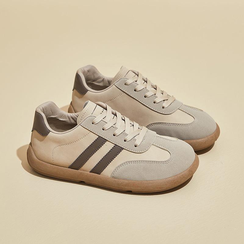 Women's Shoes New Fashion Casual Shoes College Style Wide Toe Soft Comfortable Flat Shoes Outdoor Casual Sports Shoes