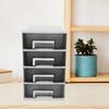 Estante de almacenamiento multifunción tipo cajón, armario, estante multicapa, organizador a prueba de polvo