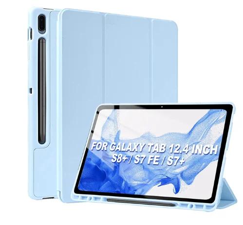 Case for Samsung Galaxy Tab S6 10.5 Sleep Wake Up Cover Galaxy Tab S7 S8 11 S10 S9 FE 10.9 PLUS 12.4 13.1 Pencil Holder Funda