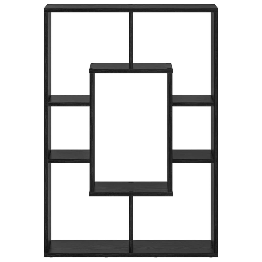 Bookshelf Black Oak Look 63 x 20 x 90 cm Engineered Wood