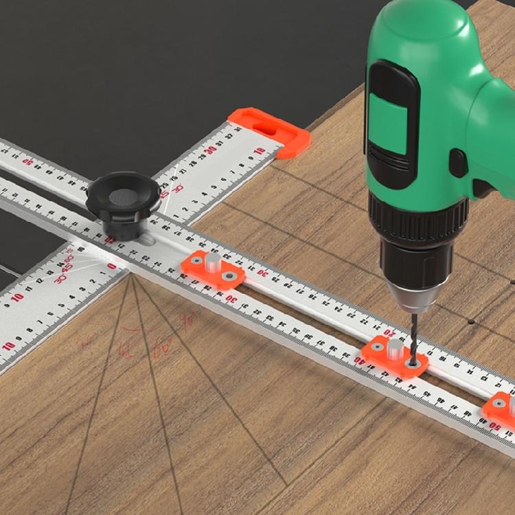 65cm Angles Ruler Punch Locate Woodworking ScribeDrawing Marking Gauges Tshaped