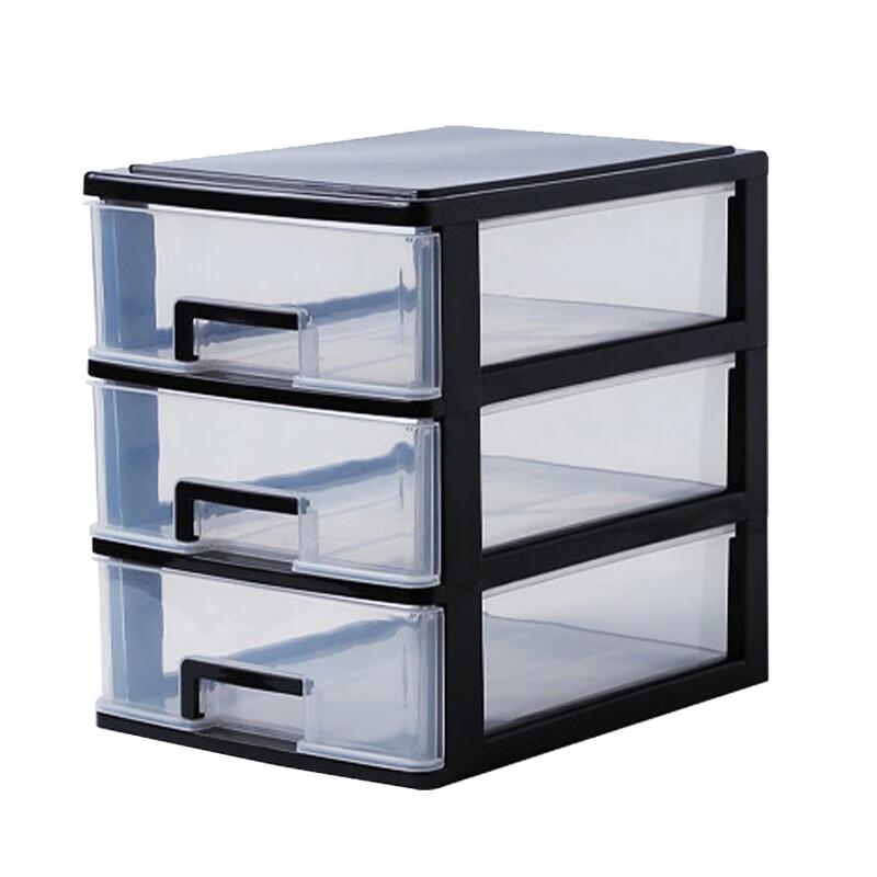 SOOCHOI Transparent Desktop Drawer Organizer