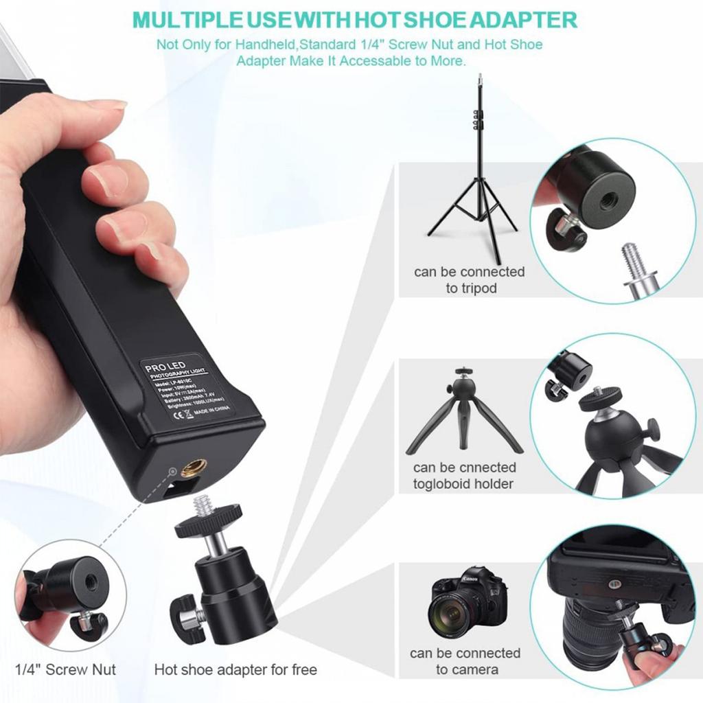 RGB fill light LED fill light stick portable live shooting light camera light stick internet celebrity beauty handheld shooting photo