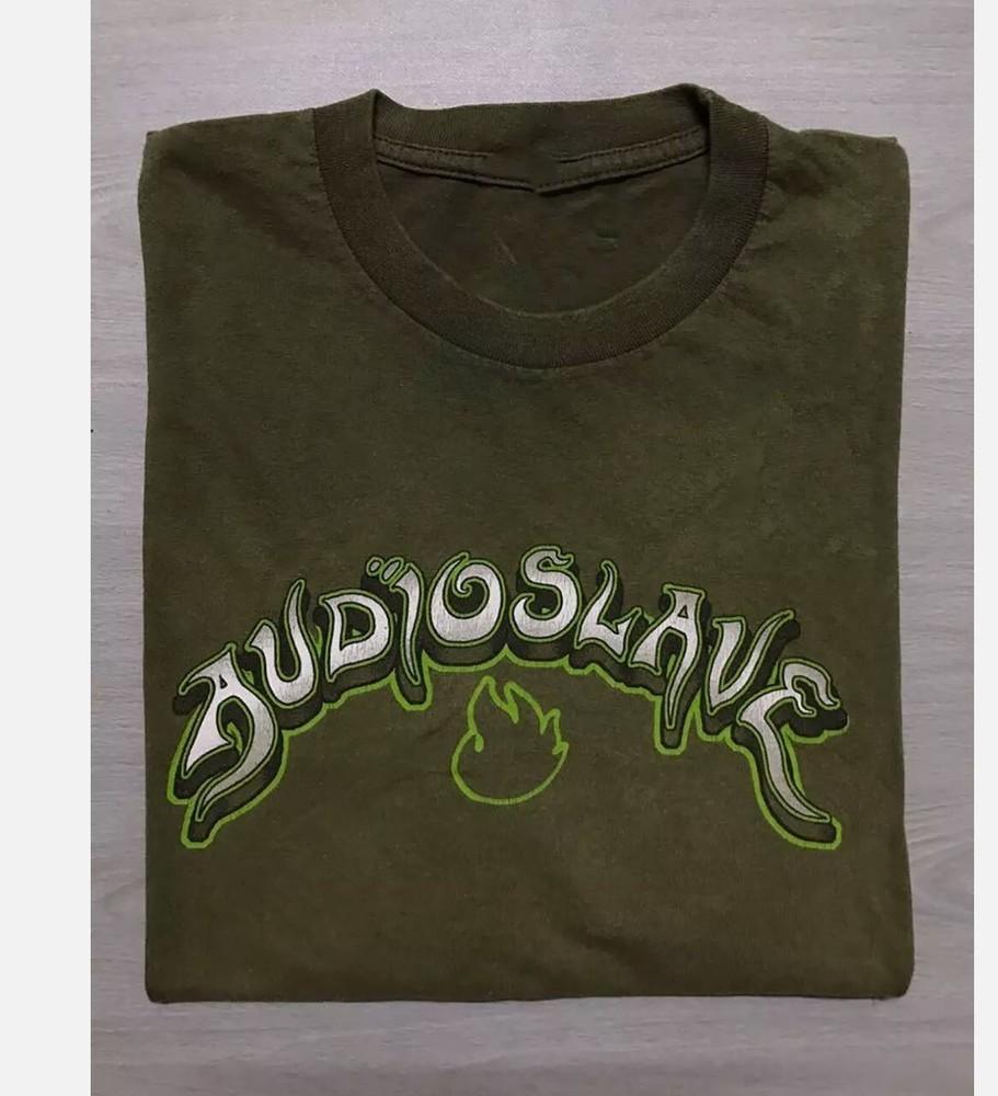 Rare Audioslave Band Collection Gift For Fan S to 5XL Green T-shirt Unisex T-Shirt L