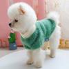 Dog Fleece Sweater Puppy Hoodies Floral Sweatshirt Cute Small Dog Winter Clothes Cold Weather Plush Cat Outfits