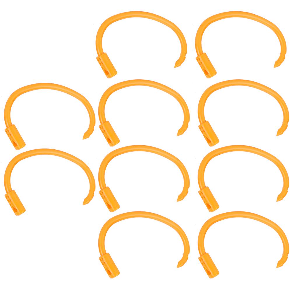 10Pcs Nylon Bull Nose Ring Accessory for Cattle Cow Farm Livestock Animal Equipment