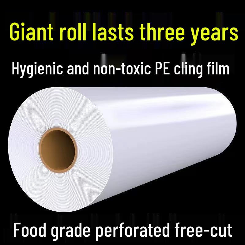 Hochtemperaturbeständige Frischhaltefolie in Lebensmittelqualität für Küche & Gewerbe