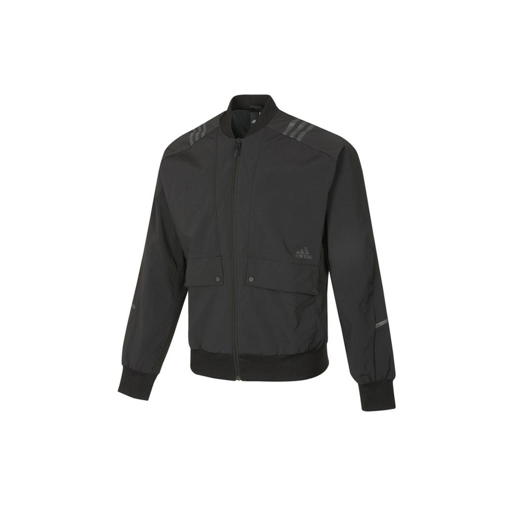 adidas Jackets Men's Black Stand Collar Moderate Pilot H40231