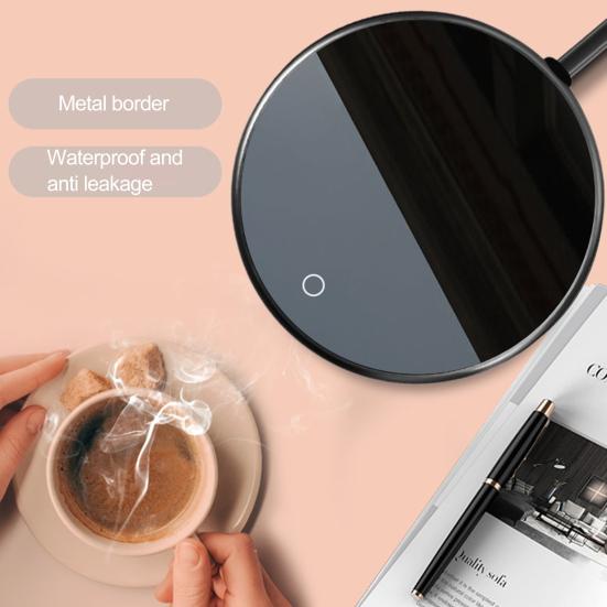 Elektrisk kaffekopp-krus-varmer med automatisk avstenging Vanntett, kompakt vannkopp-oppvarming Elektrisk berøringspute